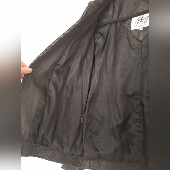 REMY  Men's Black Soft Leather Blazer   Jacket  Size 40  Vintage - Picture 4 of 11